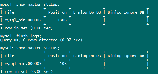 MySQL中Binary Log二进制日志文件的基本操作命令小结4