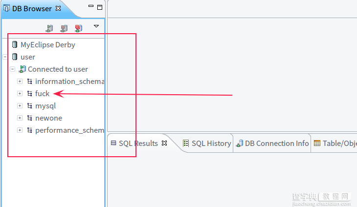 MyEclipse连接Mysql数据库的方法（一）6