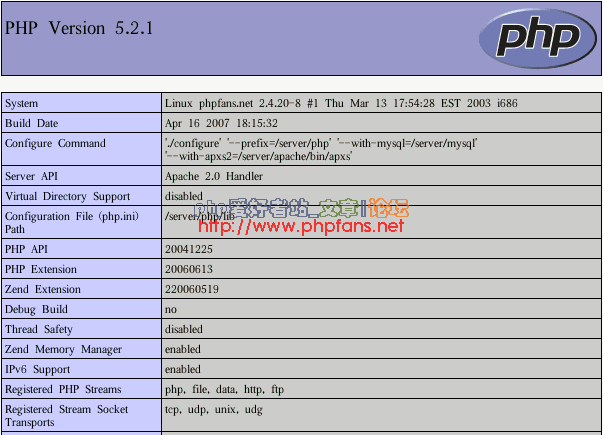 Linux下 php5 MySQL5 Apache2 phpMyAdmin ZendOptimizer安装与配置[图文]71