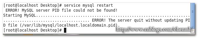 解决Mysql服务器启动时报错问题的方法1