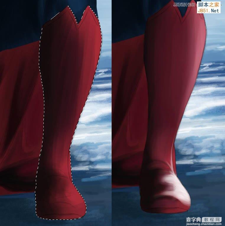 Photoshop鼠绘制作新版超人钢铁侠34