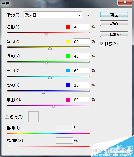 PS后期打造更加质感更有层次的黑白人像照片5