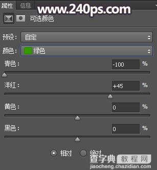 Photoshop调制出唯美的暗红色密林人物图片3