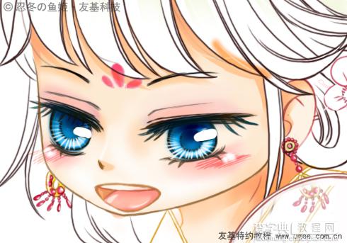 photoshop打造可爱的刁蛮公主卡通漫画15