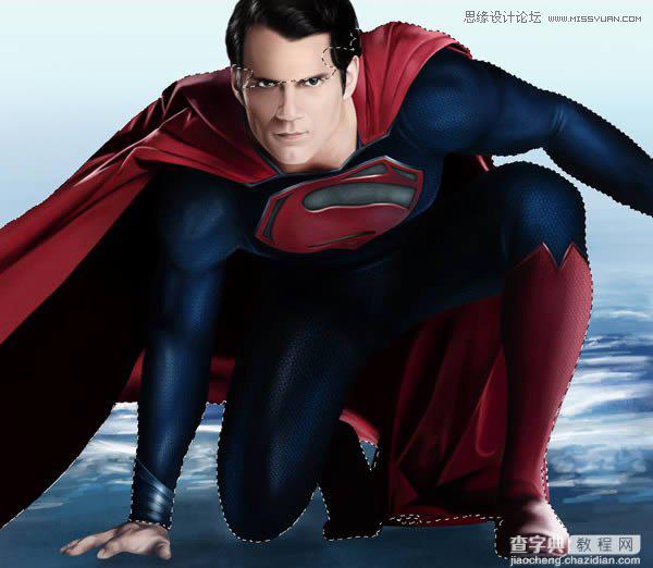Photoshop鼠绘制作新版超人钢铁侠103