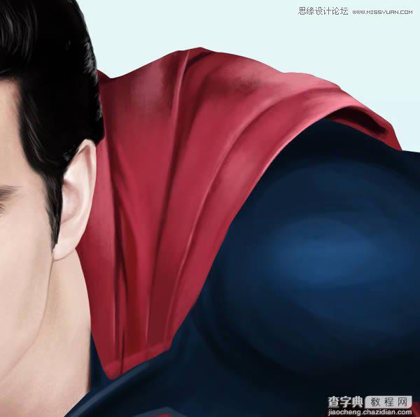 Photoshop鼠绘制作新版超人钢铁侠61