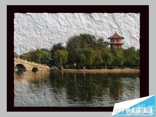 ps怎么图片添加一个石头背景墙效果图?12
