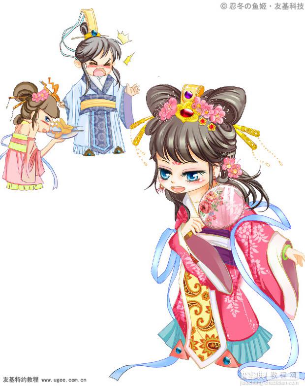 photoshop打造可爱的刁蛮公主卡通漫画25
