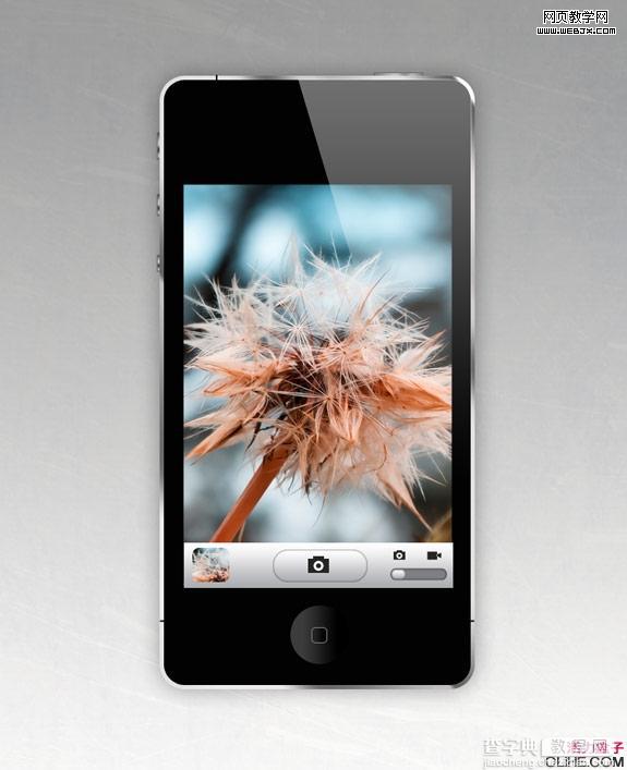 Photoshop绘制出精细的iphone4手机界面效果33