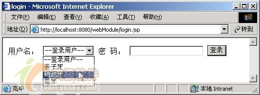 JBuilder2005实战JSP之登录页面实现代码[图]9