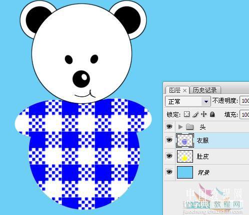 photoshop 鼠绘可爱的卡通小熊20