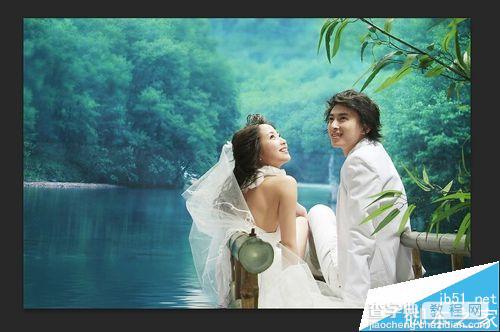 photoshop调出唯美的自然色调的婚纱照片3