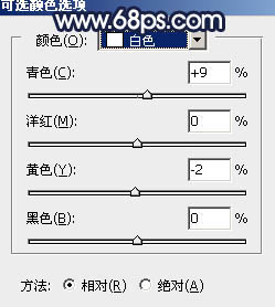 Photoshop调制出深秋暗蓝色树林中的人物图片46