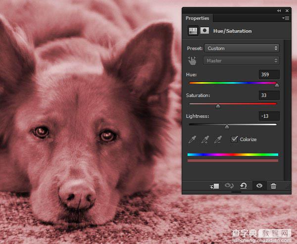 PS利用涂抹工具将宠物照片转为绘画效果17