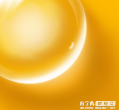PS绘制很有质感的黄色透明气泡17