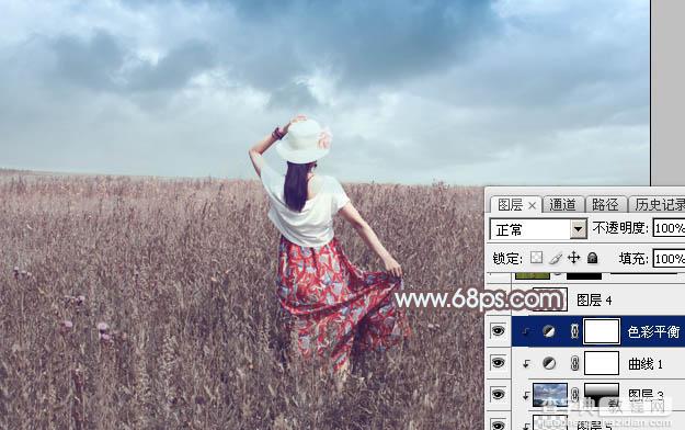 Photoshop外景图片将打造小清新的韩系秋季色效果27