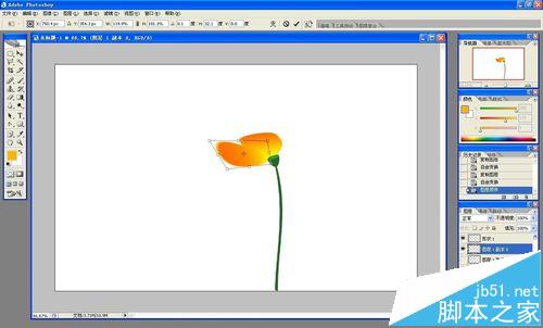 ps怎么做花开的动画?ps画花朵展开gif动图的教程24
