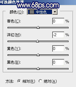 Photoshop将大树边的人物调制出斑斓的霞光暖色27