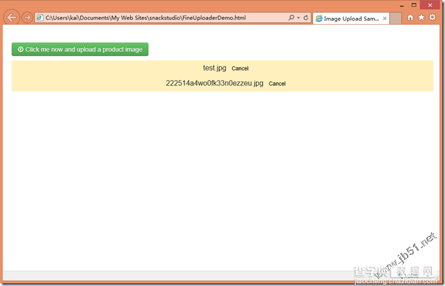 asp.net中Fine Uploader文件上传组件使用介绍2