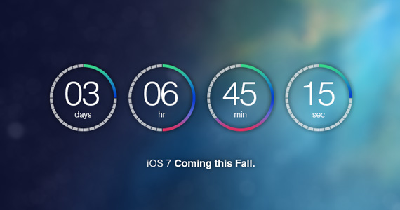 PS创建简单的苹果IOS7系统中的倒数计时器图片1