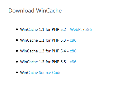 解决wincache不支持64位PHP5.5/5.6的问题（提供64位wincache下载） font color=red原创/font1