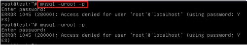 linux系统中重置mysql的root密码2