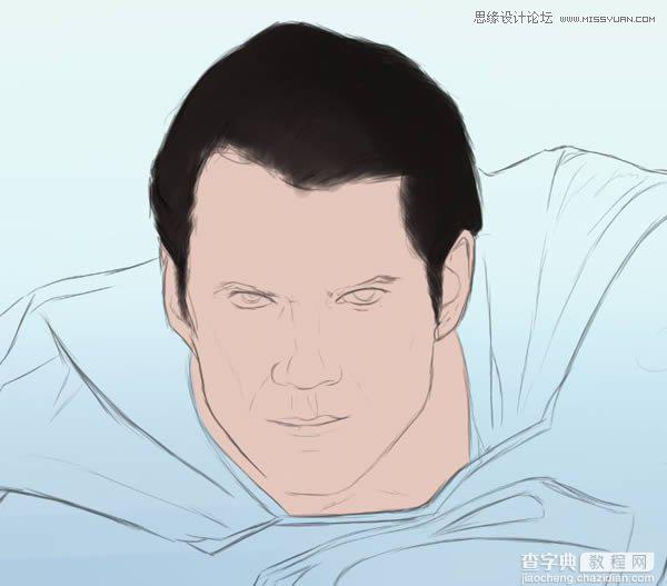 Photoshop鼠绘制作新版超人钢铁侠13