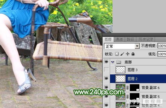 Photoshop快速去掉人物前面碍眼的椅子实例教程24