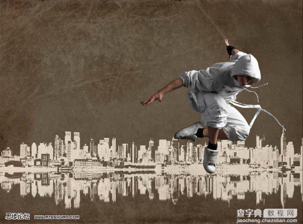 photoshop 合成动感旋律的街舞海报25
