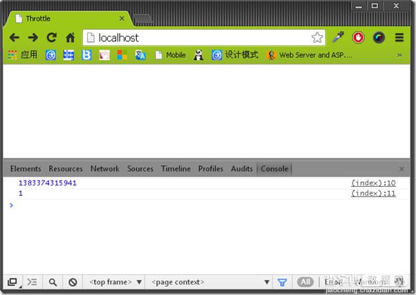 JavaScript函数节流概念与用法实例详解2