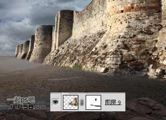 photoshop合成制作出神秘的暗夜光线沙漠中的城堡18