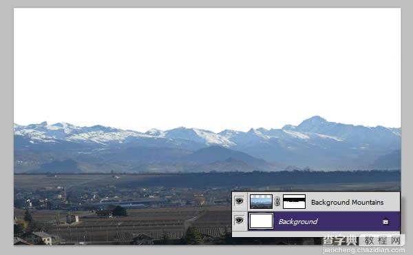 photoshop将荒漠场景打造出迪士尼风格的雪景图6