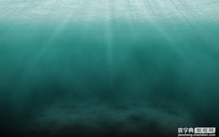 PS合成制作出慢慢沉入深绿色海水中的人像效果2