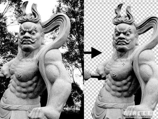 photoshop合成神圣的雕像教程7