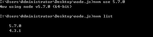 Node.js的环境安装配置(使用nvm方式)10