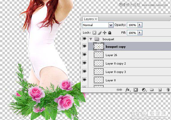 使用Photoshop合成藤蔓装饰的少女场景图教程30
