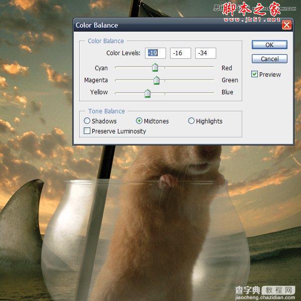 Photoshop合成制作可爱的海盗鼠船长教程20