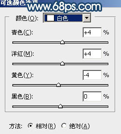 Photoshop调制出偏暗的晨曦阳光草坪边人物图片18