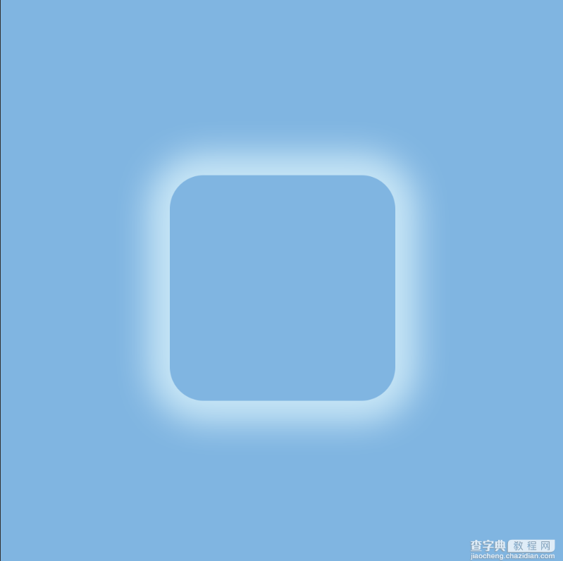 Photoshop合成蓝色水晶质感的立体APP图标3