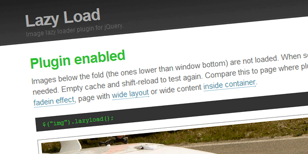 jQuery延迟加载图片插件Lazy Load使用指南1