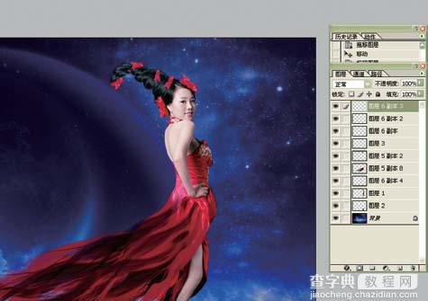 photoshop 合成精彩绝伦的模特艺术效果14