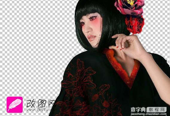 Photoshop合成带有浓郁古典风韵的美女14