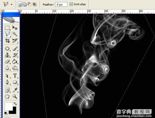 photoshop 合成带有骷髅头像的烟雾6