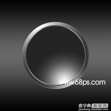 Photoshop 黑白水晶按钮制作教程9