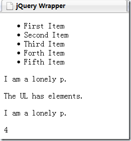 jQuery 第二课 操作包装集元素代码4