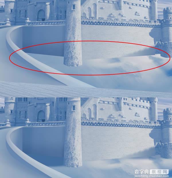photoshop将荒漠场景打造出迪士尼风格的雪景图62