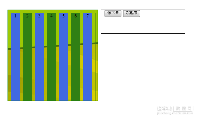 jquery实现动静态条形统计图2