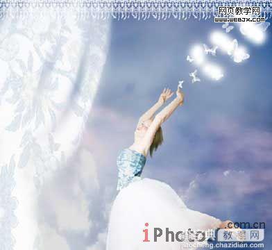 photoshop 合成天空舞蹈的天使23