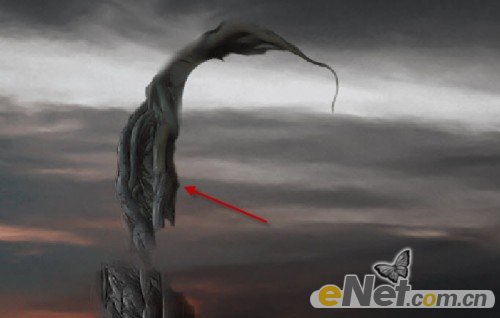 Photoshop设计制作邪恶玄幻美女冲出水面的场景24