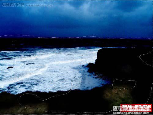 photoshop 合成海边梦幻的城堡遗址4